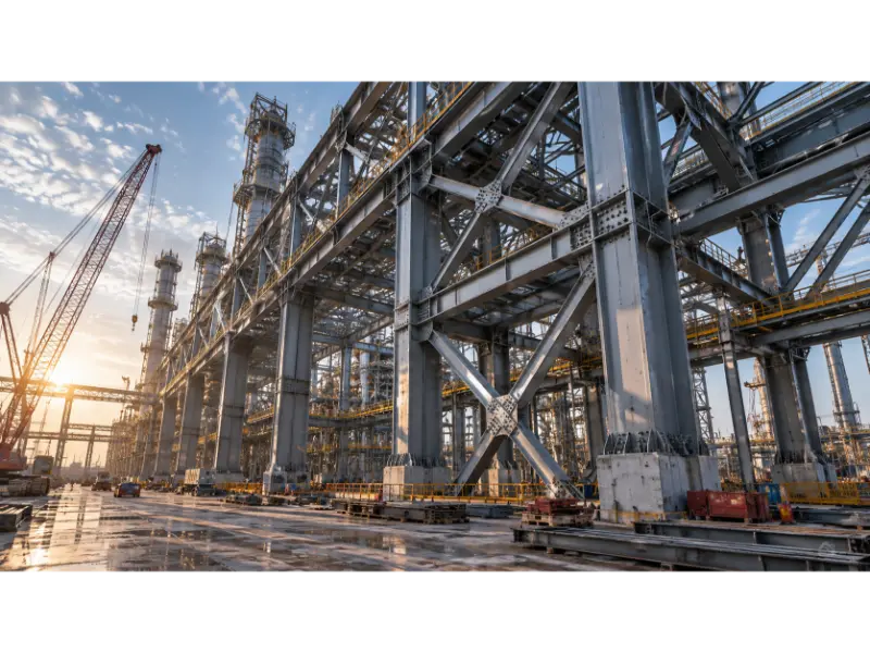 Proyectos de construcción de acero estructural de alta resistencia