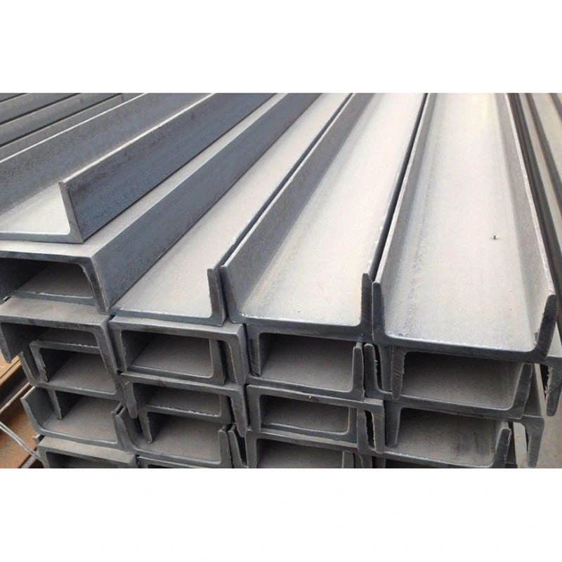 Canal de acero estructural laminado en caliente